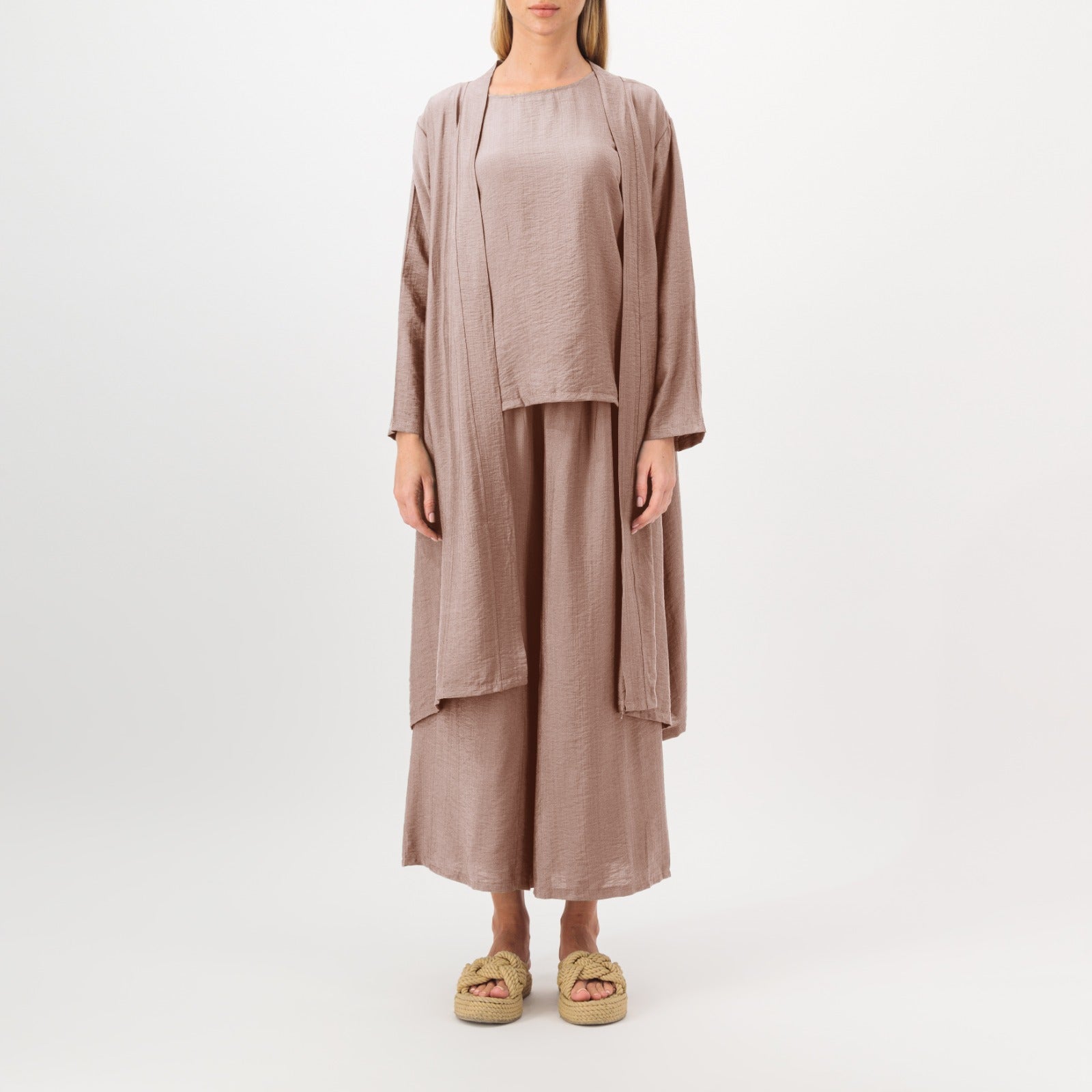 Light Brown Outfit  - All Day Casual Set of 3 - Comfortable style in attractive colors - arabian outfit - casual setcasual set - all day outfits - closet fashion store